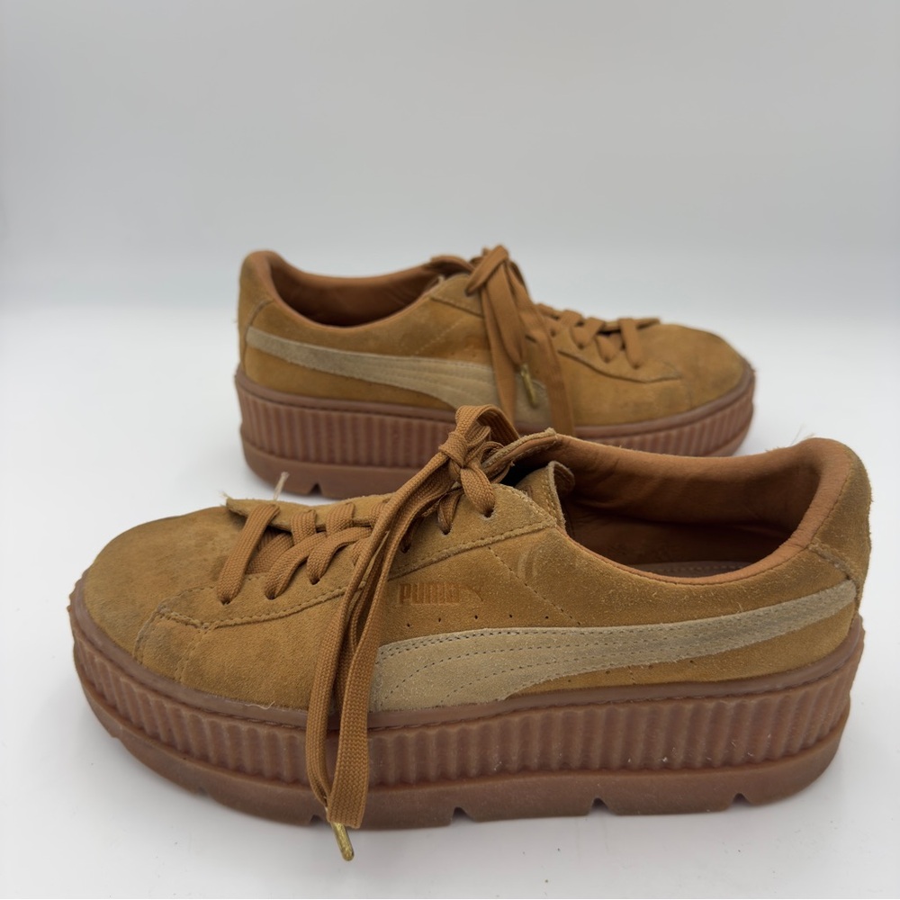 Puma Fenty Rihanna Cleated Creeper Lace Up Suede Womens Sz 10 Shoes 36626802